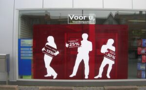 Bestikkering etalage