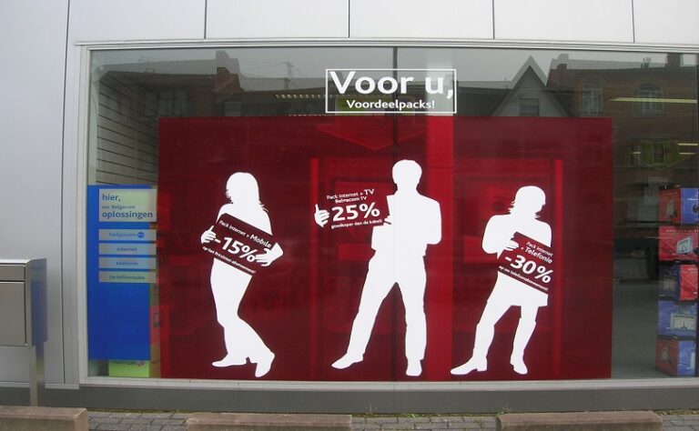 Bestikkering etalage