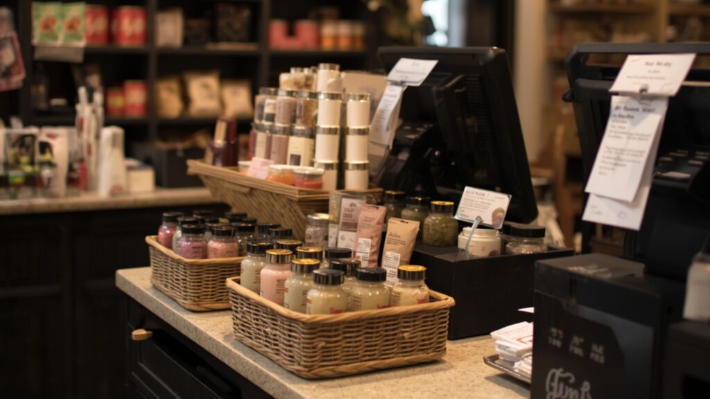 kassazone inrichten meer verkopen FM Projects visual merchandising